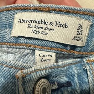 Abercrombie & Fitch Light Blue Denim Shorts